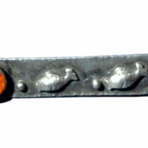 Georg Kramer Fischland Silber Brosche