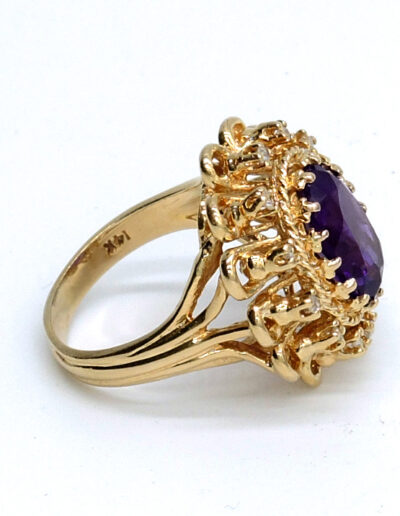 Amethyst Ring 585 Gold 2