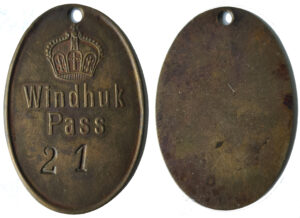 Passmarke Windhuk Pass