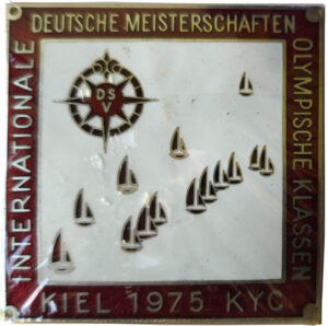 Plakette Weltmeisterschaft Kiel 1975