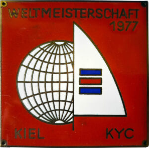 Plakette Weltmeisterschaft Kiel 1977