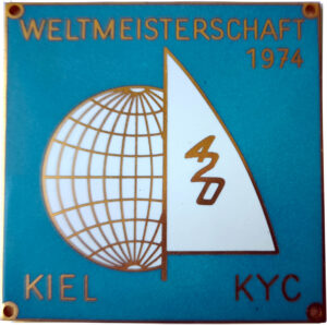 Plakette Weltmeisterschaft Kiel 420