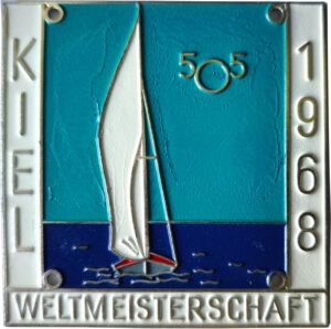 Plakette Weltmeisterschaft Kiel 505