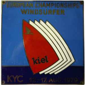 Plakette Weltmeisterschaft Kiel Windsurfer